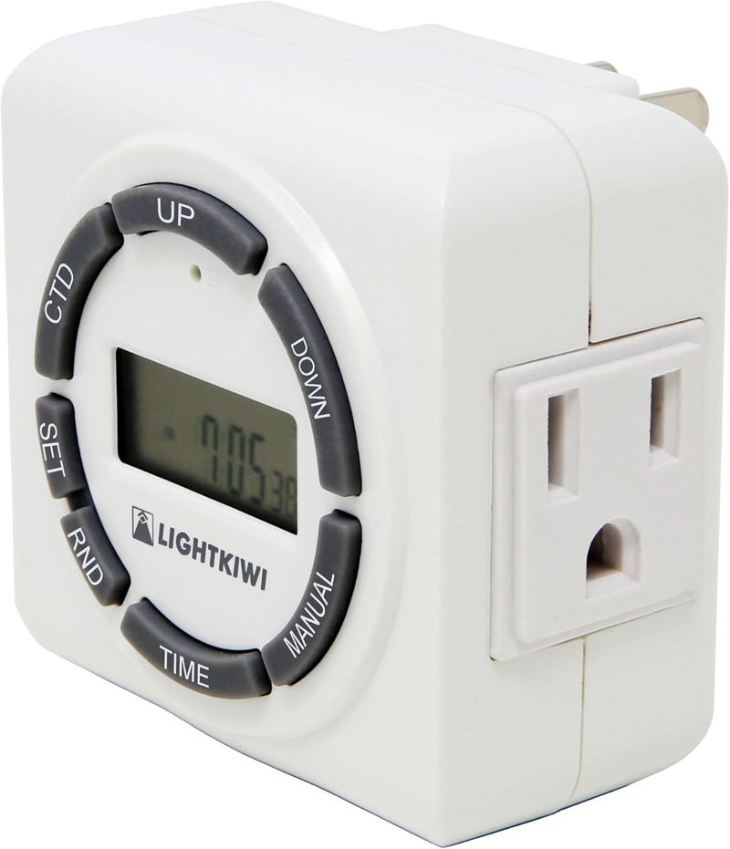 Lightkiwi H5576 Digital Timer for Low Voltage Landscape Lighting Transformer - Image 2